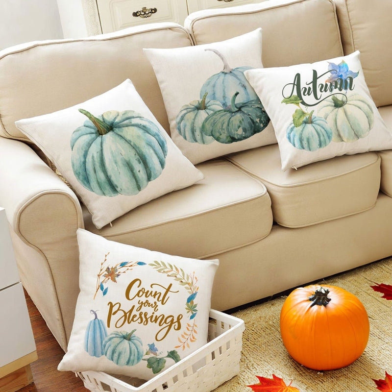  Ensemble de 4 taies d'oreiller pour chambre d'amis 100% coton