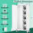 71'H Metal Lockable Garage Storage Cabinet with Hanging Rod and Adjustable Shelves-1699124817