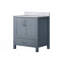 30 po X P 22 po Meuble-lavabo D avec comptoir en marbre de Carrare-347031416