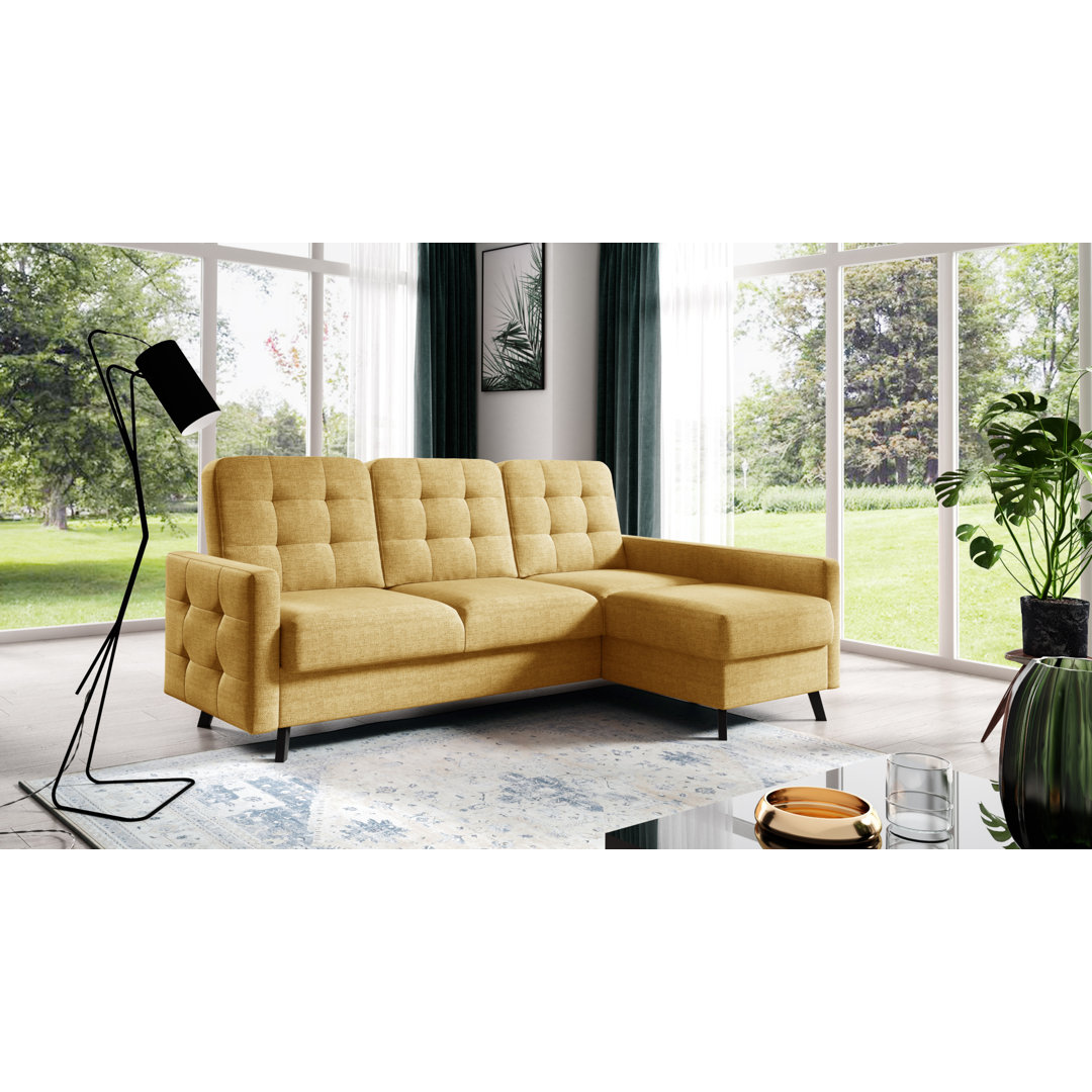 Ecksofa Garofalo mit Bettfunktion