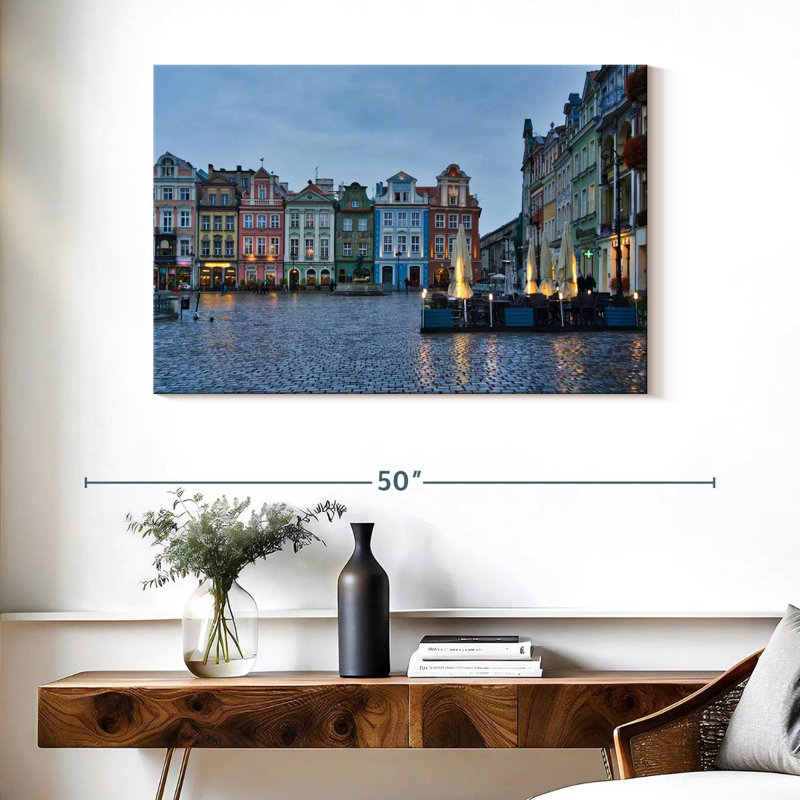 Ravi, vieux marché de Poznan, H 26 po x l 39 po