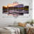 Rustic Cities & Countries Wall Decor on Metal
