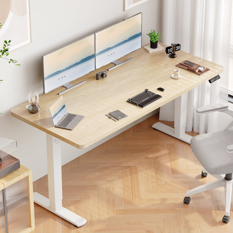 Electric Standing Desk Height Adjustable Desk Sit Stand Desk With Time Reminder Stand up Desk 2 Memory Setting Electric Desk 