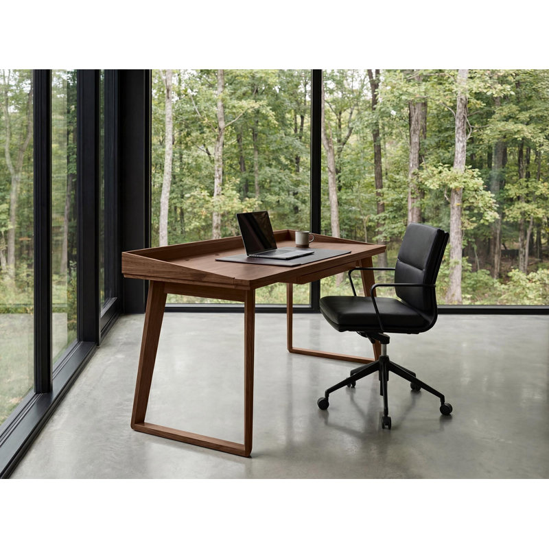 Odin  Desk, Autumn Cherry, No Drawer, 30" x 60"