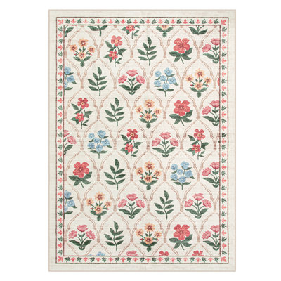 Tapis décoratif antidérapant marocain