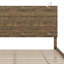 Lit plateforme Farmhouse avec deux lumières de chevet et table de chevet à 2 tiroirs-300946529-300946531