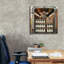  «Cow In Milk Van» par Rey Klimt, art mural sur toile, 26 po x 26 po