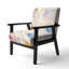 Chaise d'appoint rembourrée Salunga - Spring Minimalist Confetti I