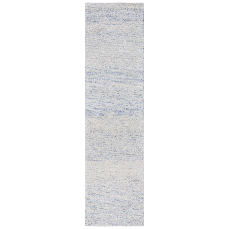 Meudon Metro Hand Tufted Indian Wool And Cotton With Latex Rug, Runner 2'3" x 9'
