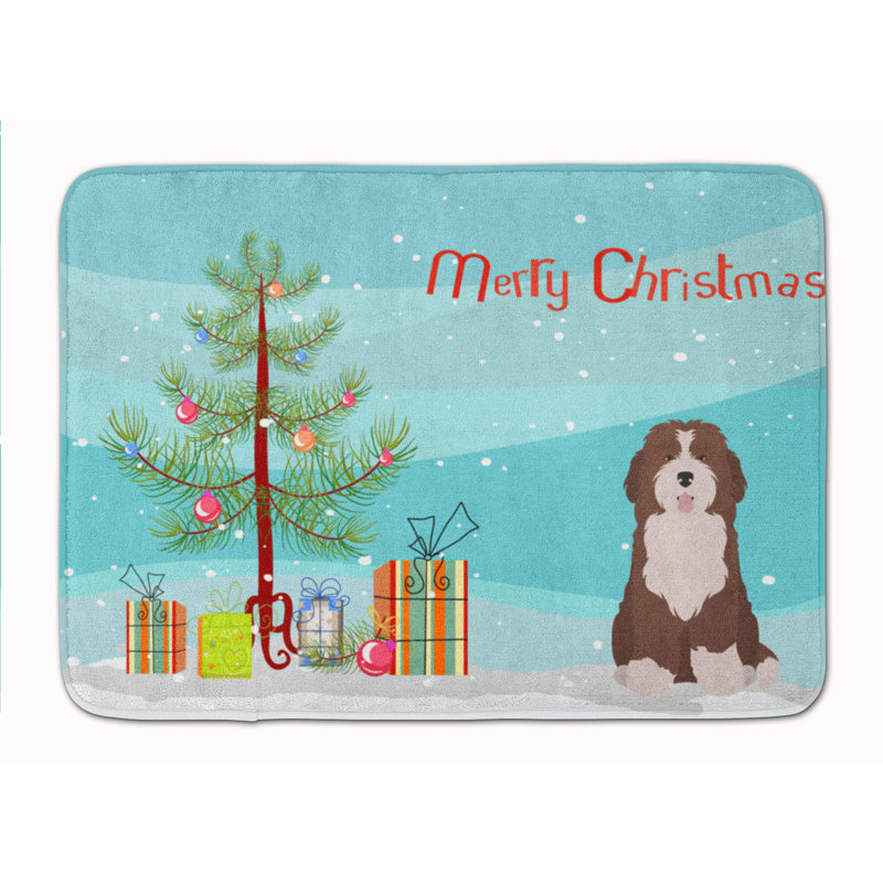 Tapis pour salle de bain chinois, Bernedoodle