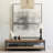 Matte Black Metal Tall Candlestick Table Lamp