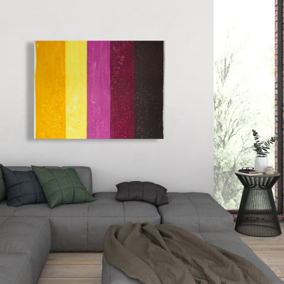 Live Stripes - Art contemporain sur toile pour la décoration intérieure