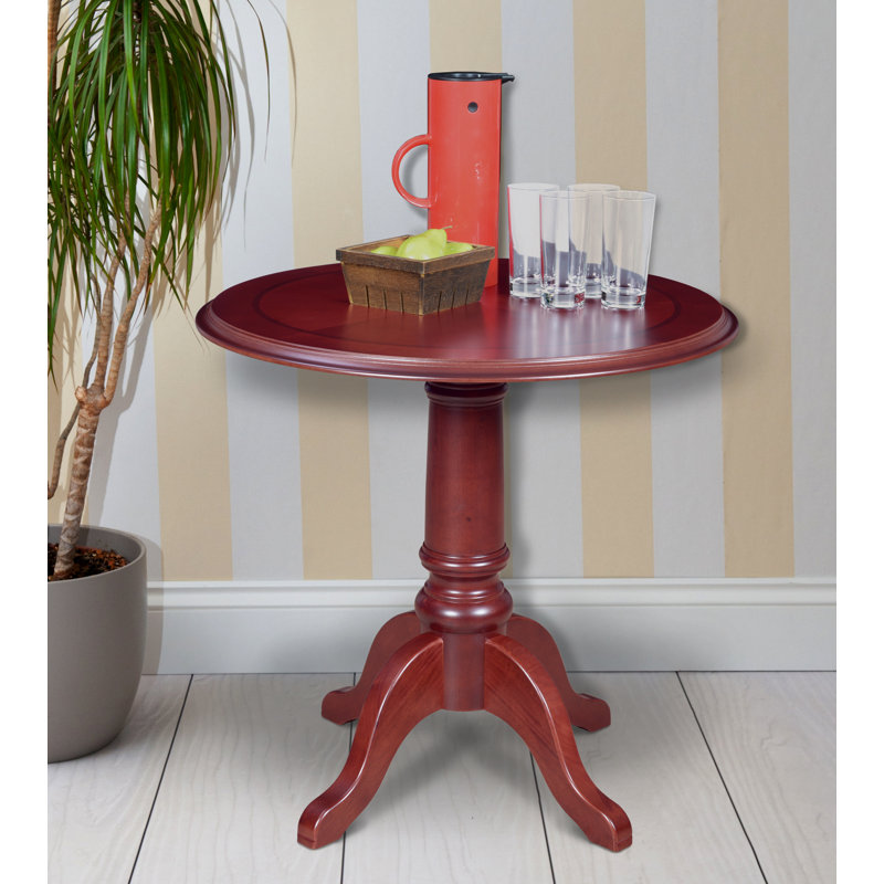 Table de réunion Nitesh, H 29 po x l 30 po x P 30 po, Acajou