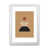 White Framed
