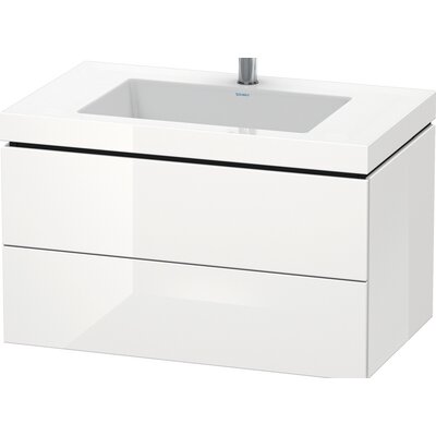 Mediterranean Oak 32"" Wall-Mounted Single Bathroom Vanity Set -  Duravit, LC6927O2222