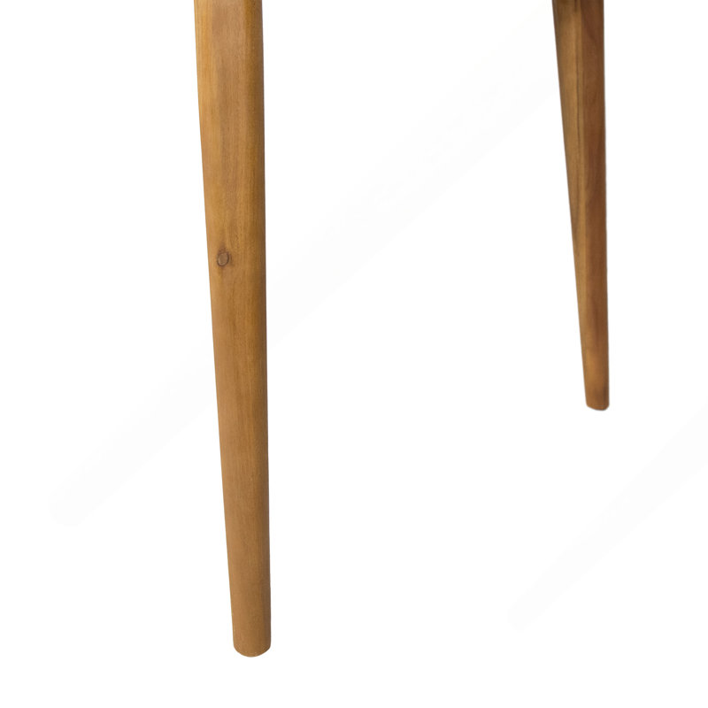 Table de salle à manger d'extérieur avec structure en bois d'acacia, teck