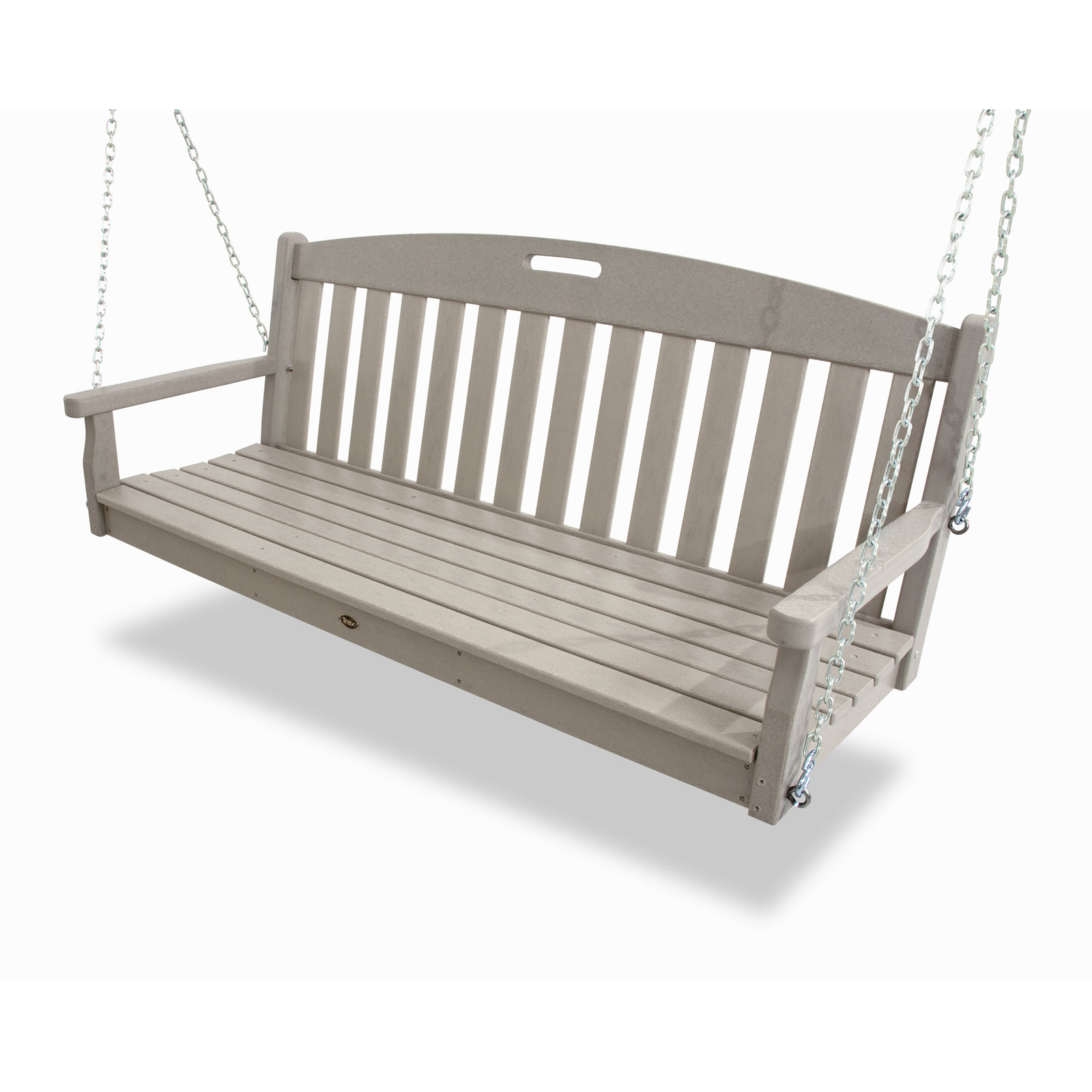 POLYWOOD Yacht Club 60" Swing, Sand Castle
