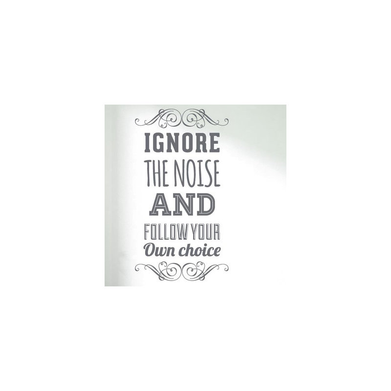 Non-Wall Damaging Wall Decal, Large, Grey