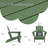 Clitheroe Foldable HDPE Adirondack Chair-2024247348