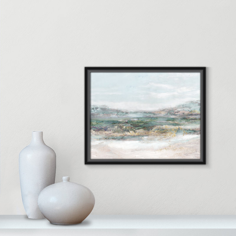 Lori Dazzling by Matina Theodosiou - Painting Print on Canvas, No Mat, 12.5" H x 15.5" W x 2" D, Black Framed Canvas
