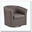 Fauteuil d'appoint pivotant en similicuir-1763531216