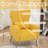 Upholstered Accent Chair With Pillow For Living Room(set of 2)-523415771