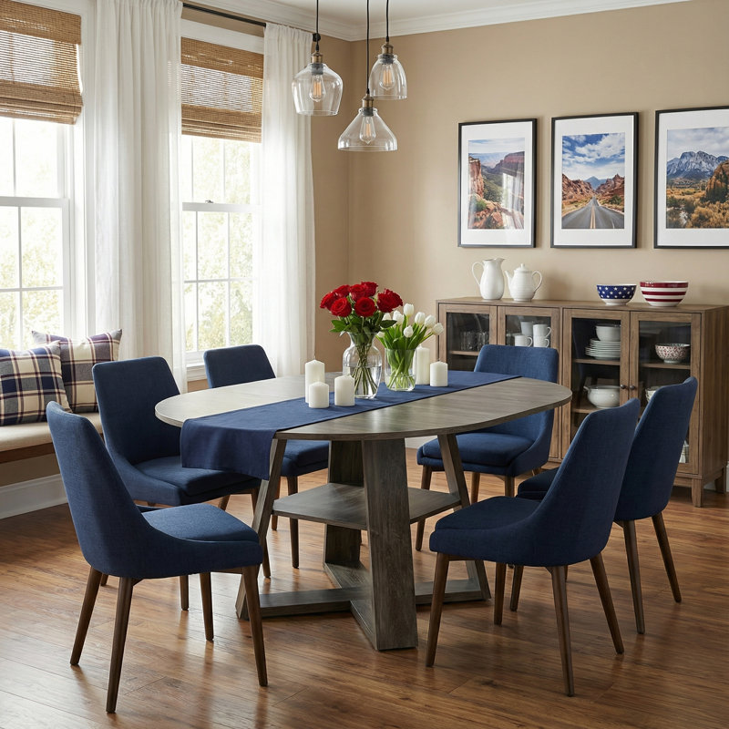 Table de salle à manger extensible ronde pour 4 à 8 personnes, table de salle à manger ovale de cuisine moderne avec feuilles amovibles peu encombrantes, base en bois avec tablette de rangement pour le salon de la cuisine