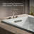 Underscore 60" x 32" Alcove/Tile In Whirlpool Acrylic Bathtub with Heater-51704308