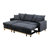 Karelys Upholstered 56.9'' Sleeper Sofa