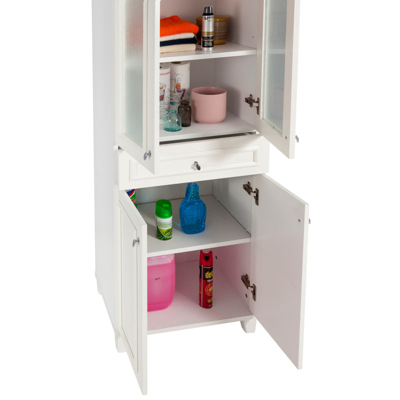 Armoire à linge Chouteau l 22,83 po x H 69,84 po x P 15,16 po