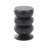Onnolee Wood Handmade Carved Bubble Inspired Geometric Side End Black Accent Table