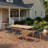 Oniel 67'' Rectangular 6 - Person Outdoor Dining Set