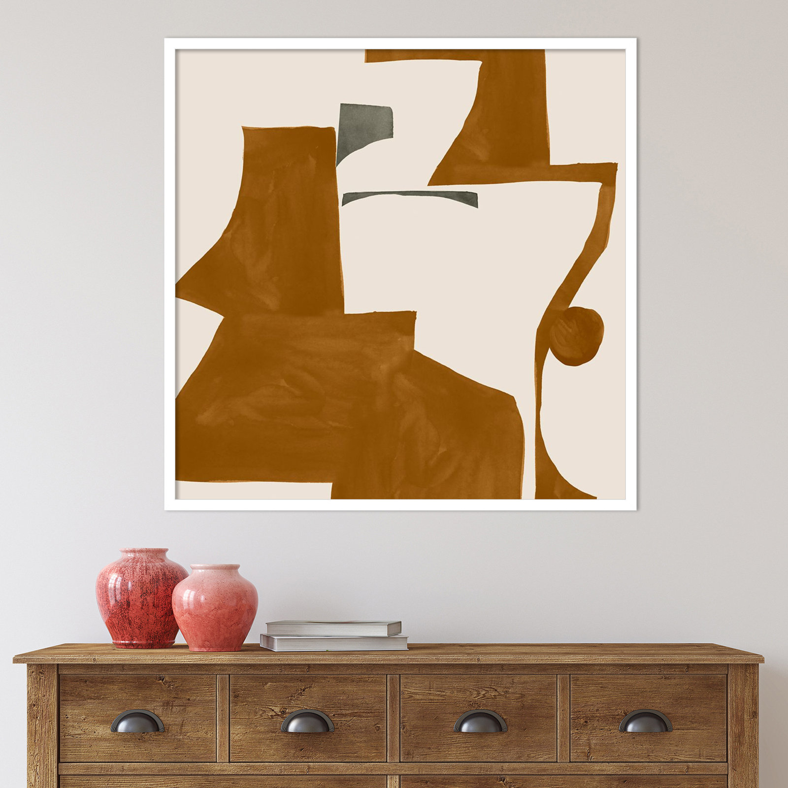 Forecast by Sozi, White, 33" H x 33" W x 1" D