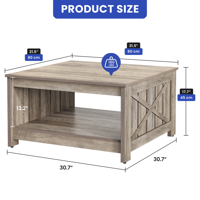 Maezell Single Coffee Table, Wood