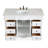 Tortola 42'' Single Bathroom Vanity with Ceramic Top