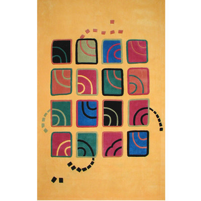 Bright Rug Geometric Indoor Rug