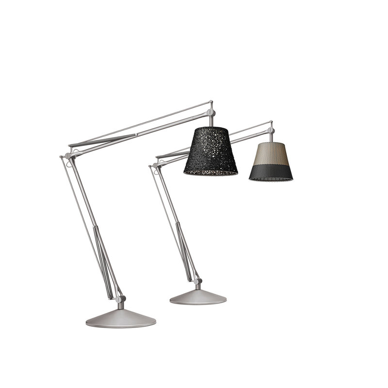 Superarchimoon Task Floor Lamp, Green Wall