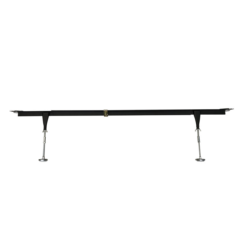 Système de support central de lit réglable en métal robuste Mata, H 13 po x l 61 po x p 2 po