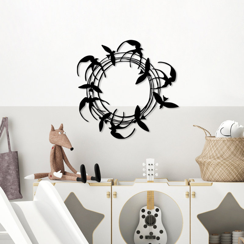 Accessoire mural décoratif en métal