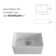 Oslo 23.8" L x 16" W Ceramic Farmhouse Kitchen Sink with Basket Strainer and Bottom Grid