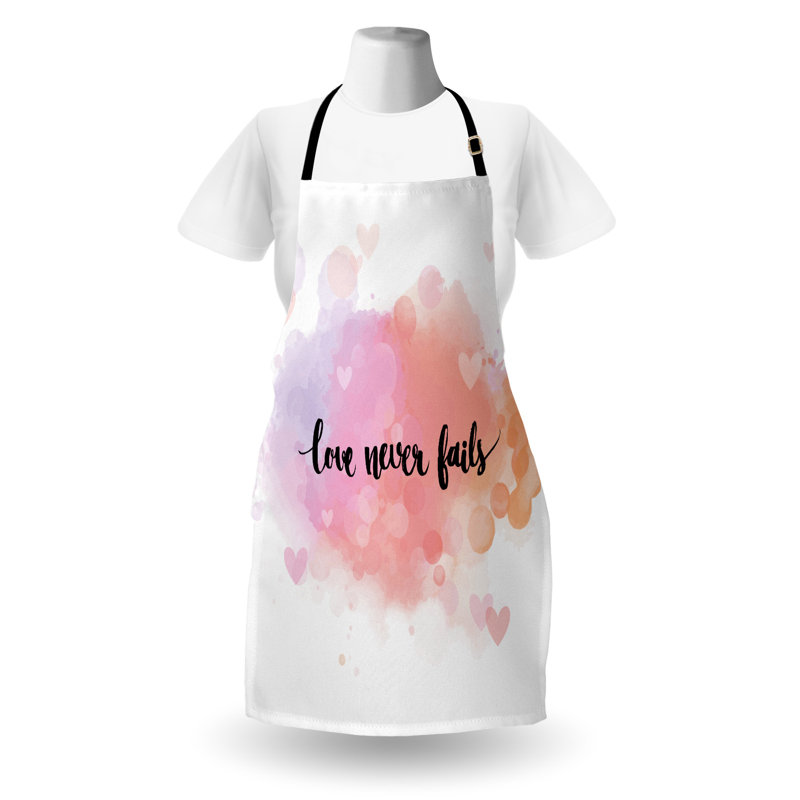 No Pattern Bib Apron