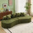 Curved Modular Sofa
