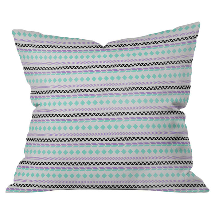 Coussin extérieur à motif extérieur américain native, 20 po x 20 po