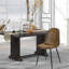 Chaise d'appoint en brun