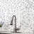 Loredana Hexagon 12 in. x 12 in. Polished Marble Mosaic Floor and Wall Tile