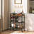 Modern Kitchen Serving Cart With Multi-Level Storage-759965135
