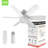 Fans Lights With Remote, 6 Speed 3 Color Fan Lights In Summer With Extender