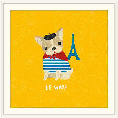 « good dogs french bouledogue » par moira chocolat, impression