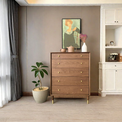 Armoire d'entrée moderne en noyer noir