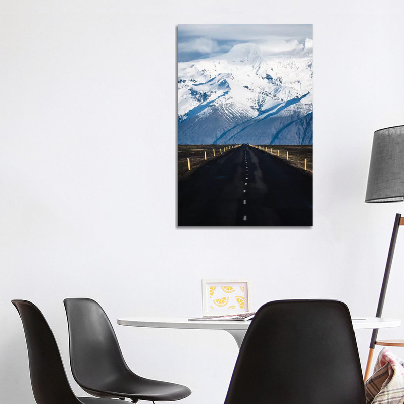 Icelandic Mountain Road 1 Piece Wrapped Canvas Wall Art, 30.48 cm H x 45.72 cm W